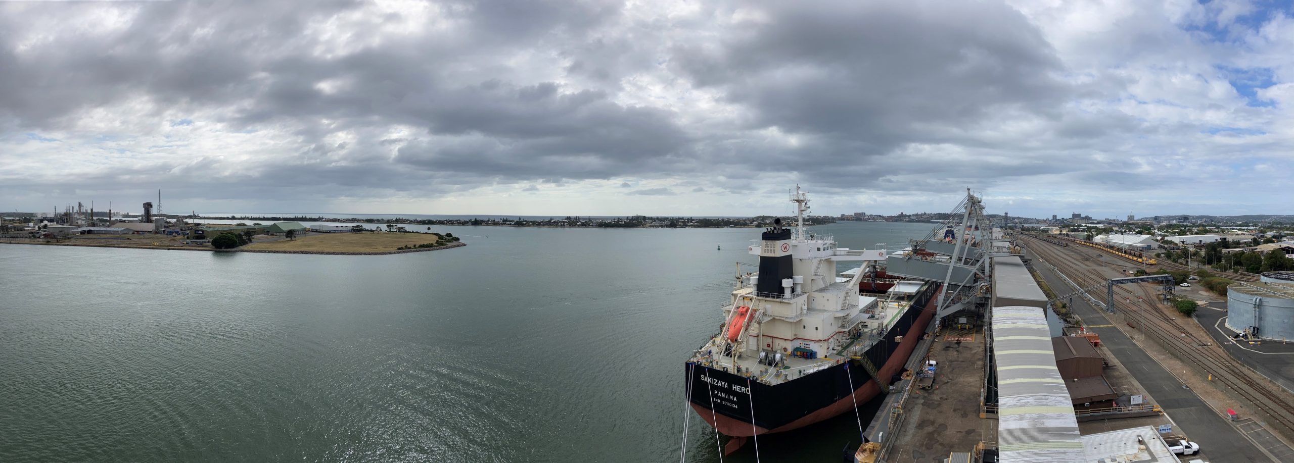 Landscape View of Newcastle Harbour captured by the NATA Accredited Environmental Monitoring specialist Port Hunter Environmental